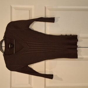 It's Our Time Army Green V-neck Pullover Sweater